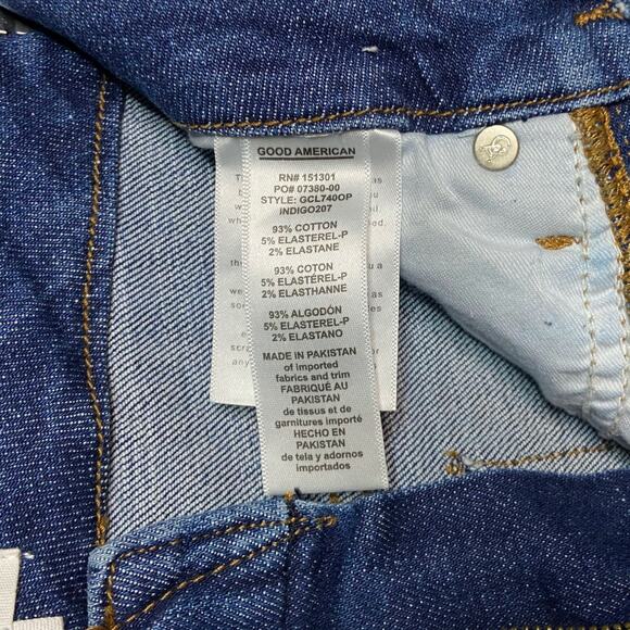 Good American Good Classic Skinny Jeans in Indigo207 - Picture 5 of 6